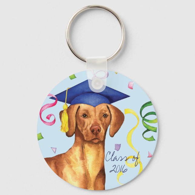 Llavero Vizsla Graduate (Anverso)