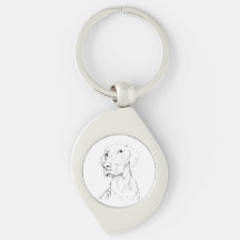 Llavero Vizsla – Regalo Minimalista de Llave para 