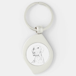 Llavero Vizsla – Regalo Minimalista de Llave para 