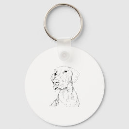 Llavero Vizsla – Regalo Minimalista de Llave para