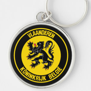 Llavero Vlaanderen Round Emblem