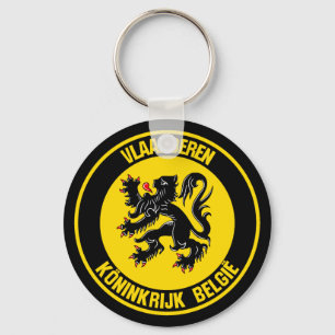 Llavero Vlaanderen Round Emblem