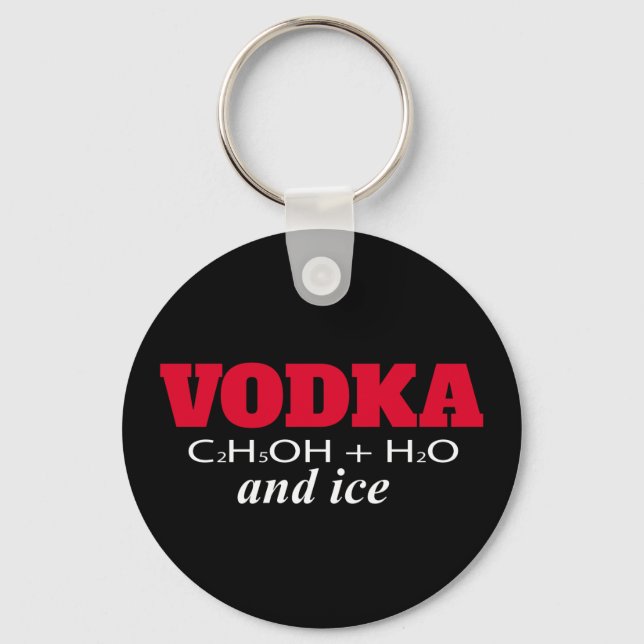 Llavero Vodka y hielo (Anverso)