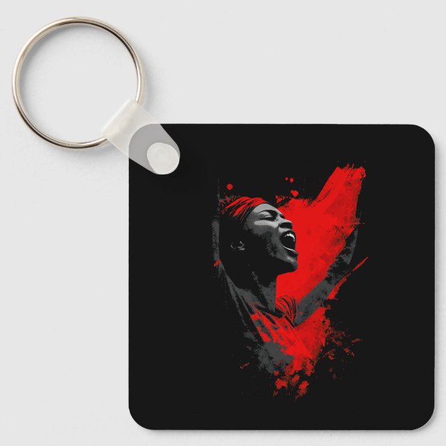 Llavero Voice in Red (Anverso)