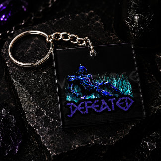 Llavero VoidForge "Derrotado" Caballero Caído de Fantasía