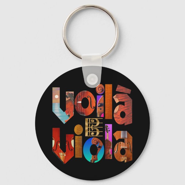 Llavero ¡Voilà Viola! (Anverso)