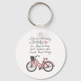 Llavero vol25 la vida es como andar en bicicleta