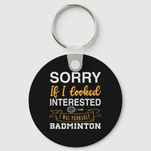 Llavero Volante de bádminton Raqueta Jugador de bádminton 