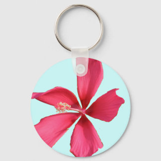 Llavero Volante Rojo Hibiscus