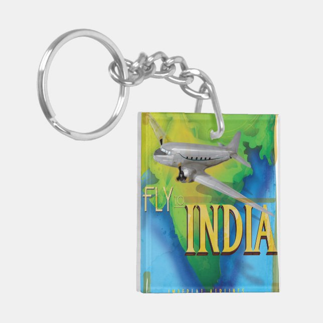 Llavero Volar a India (Frente Izquierda)