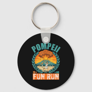 Llavero Volcán Divertido Pompeii Fun Run Geografía Volcano