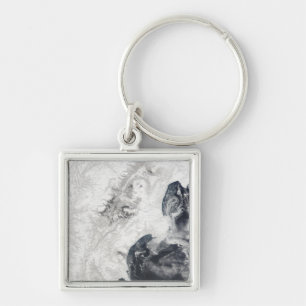 Llavero Volcanes en península de Kamchatka central