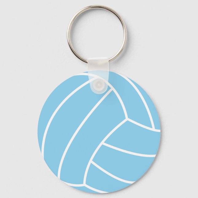 Llavero Voleibol azul bebé (Anverso)