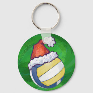 Llavero Voleibol con Gorra Navidad