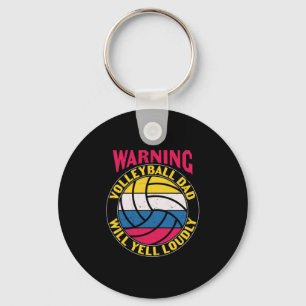 Llavero Voleibol Dad Will Yell Louly