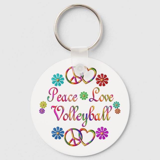 LLAVERO VOLEIBOL DE AMOR DE LA PAZ (Anverso)