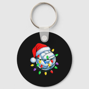Llavero Voleibol de Navidad Xmas Santa Srts Sombrero Hombr