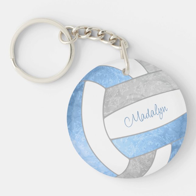 Llavero voleibol gris azul oscuro (Frente)
