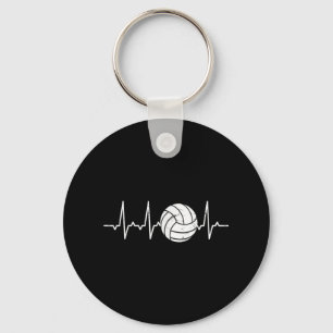 Llavero Voleibol Heartbeat Cute Diversión