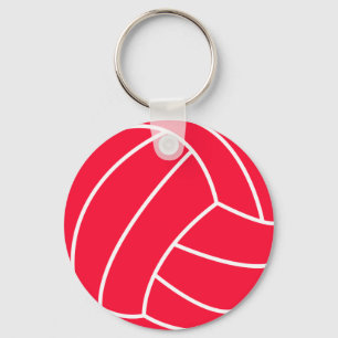 Llavero Voleibol rojo escarlata