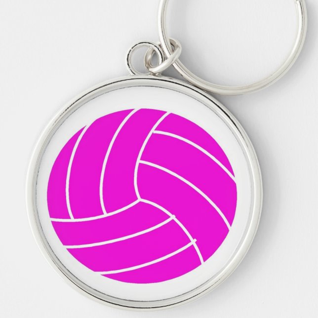 Llavero Voleibol rosado (Frente)