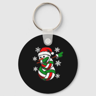 Llavero Volleyball Gorro de Santa Muñeco de Nieve Navidad