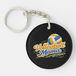 Llavero Volleyball Mama Personalized Keychain