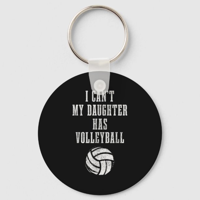 Llavero Volleyball Mom Dad I Can't Daughter Hast Volleybal (Anverso)