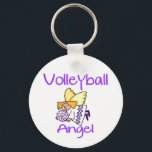 Llavero VolleyChick VB Angel<br><div class="desc">Our VolleyChick Angel for your little volleyball angel. Design features a flying angel holding a volleyball and the text Volleyball Angel. . *Please note: we offer this design in two colors; one that works for light colors and one for dark colors. If you create your own shirt, please make sure...</div>