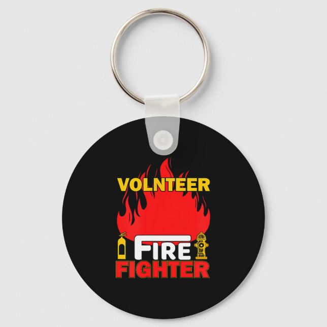 Llavero Volnteer Firefighter Fireman Gift Proud Firefighte (Anverso)