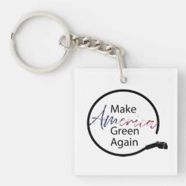 Llavero Volver a hacer verde a Estados Unidos cargador de