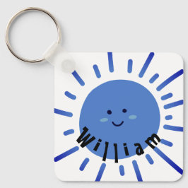 Llavero Volver a la escuela | Niños Cute Boho Vibes Sun & 