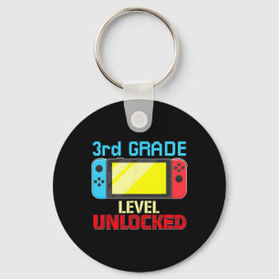 Llavero Volver a la escuela Video Gamer 3er grado Desbloqu