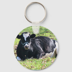 Llavero Volver a las marcas de la cosecha verde de vacas l