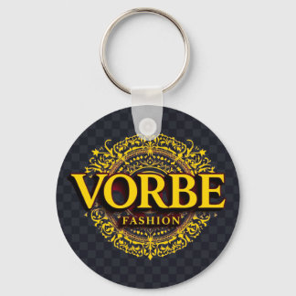 Llavero VORBE Fashion Signature Gold Monograma Keychain