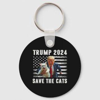 Llavero Vota Trump 2025 Divertido Salva A Los Gatos 
