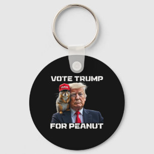 Llavero Vota Trump por Peanut la ardilla 2