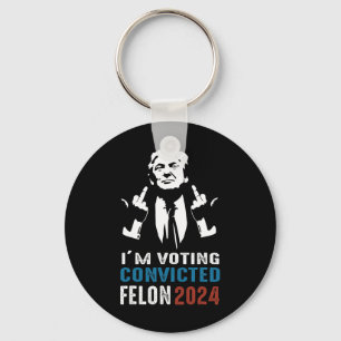 Llavero Votación Convicto Felon 2024