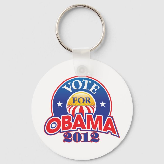 Llavero Votación por Obama 2012 (Anverso)