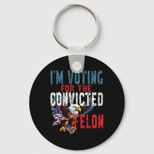 Llavero Votando por Veredicto de Felón Condenado Elección