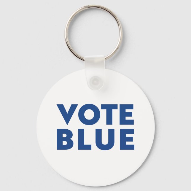 Llavero Votar azul azul blanco (Anverso)
