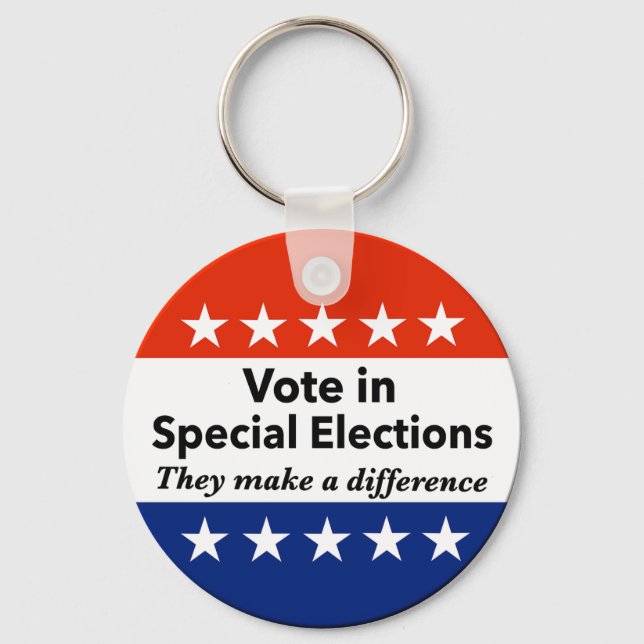 Llavero Votar elecciones especiales (Anverso)