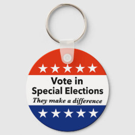 Llavero Votar en elecciones especiales