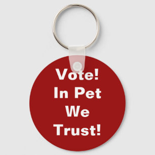 Llavero Votar Mascota Confiamos