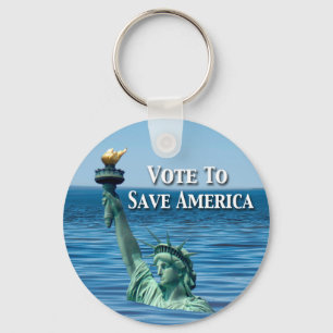 Llavero Votar para salvar a Estados Unidos en estas elecci