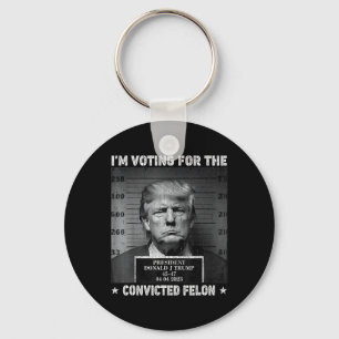 Llavero Votar Por El Condenado Felon Funny Trump 2024