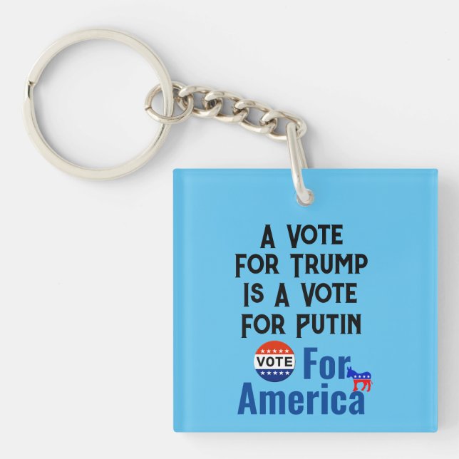 Llavero Votar por el Keychain de Estados Unidos (Frente)