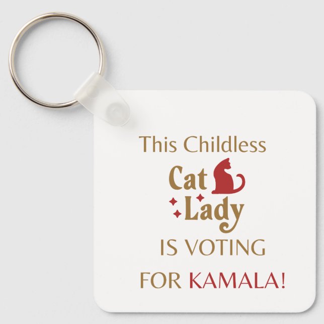 Llavero Votar por Kamala Keychain (Anverso)