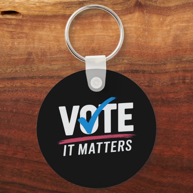 Llavero Votar por las elecciones de 2024 (Anverso)