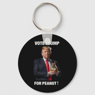 Llavero Votar por Trump por la ardilla 3